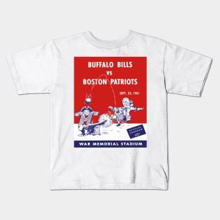 Vintage Buffalo Bills Program Kids T-Shirt